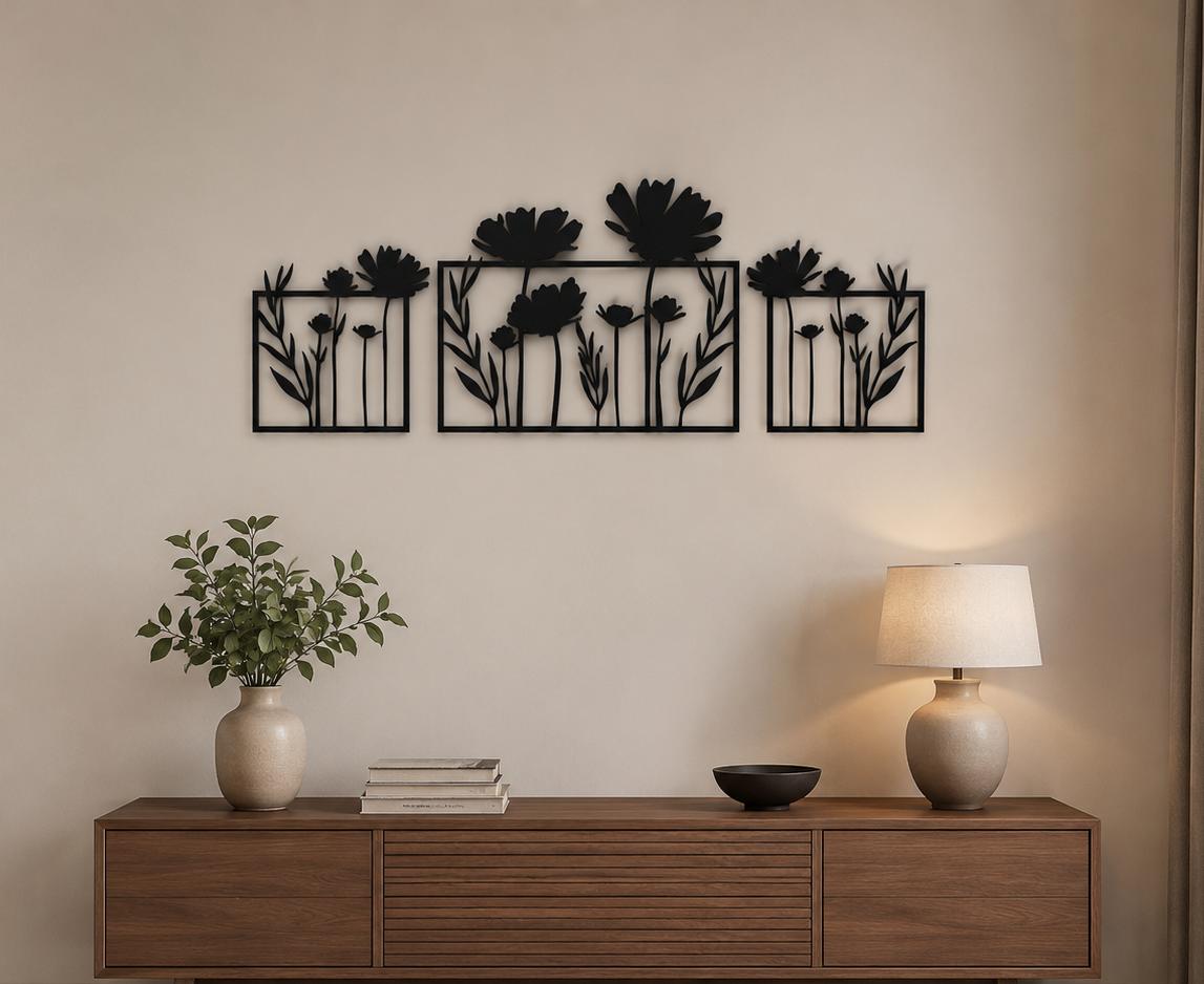 Floral Harmony | 3 Frames