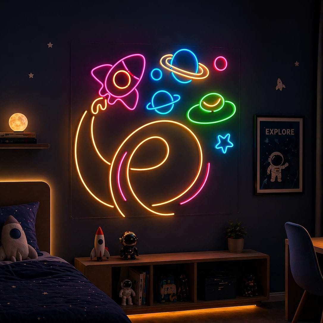 Neon Light Art! | Kiddies Style