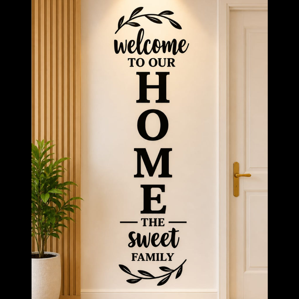 Welcome Home | High Quality Wall Sticker