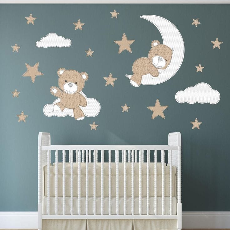 Adorable Sleeping Bears | High Quality Wall Sticker