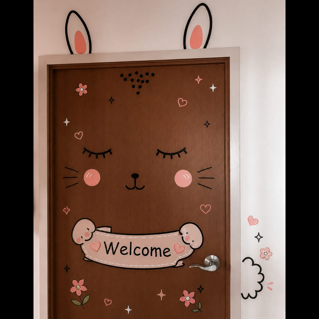 The Kitty Door | High Quality Wall Sticker