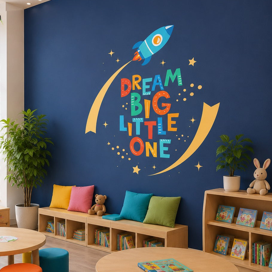 Dream Big Little Kid | High Quality Wall Sticker