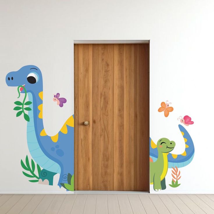 Dino Door Siders | High Quality Wall Sticker