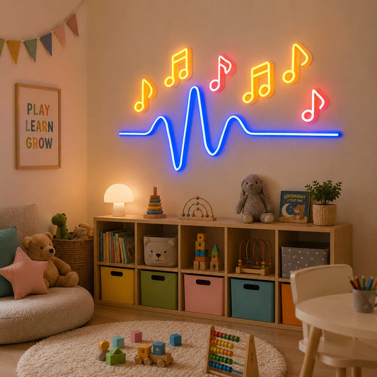 Neon Light Art! | Musical Notes