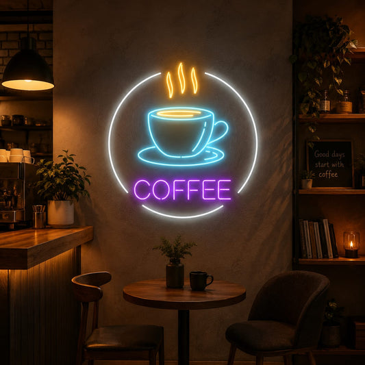 Neon Light Art! | Coffee Studio