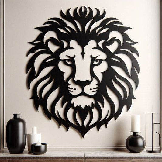 Brave Lion |  Artistic Cutting Art Masterpieces