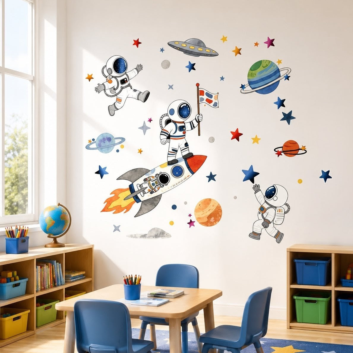 Galactic Wonders | High Quality Wall Sticker
