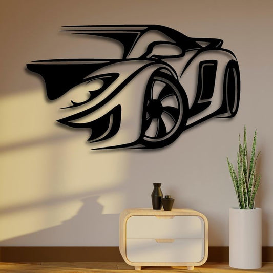 Sports Car | Artistic Cutting Art Masterpiece