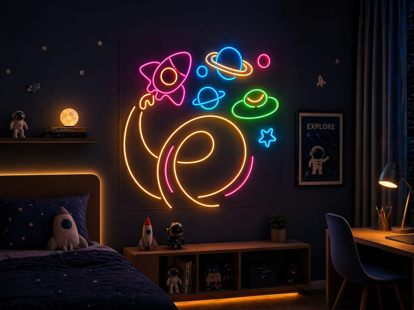 Neon Light Art! | Kiddies Style