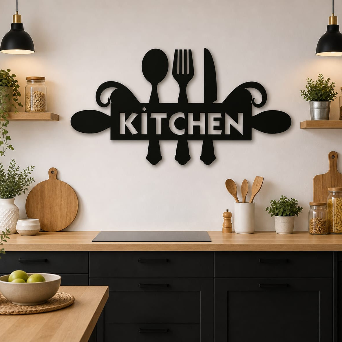 Modern Kitchen Sign | High Quality Wall Sticker