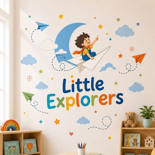 Little Explorer | High Quality Wall Sticker