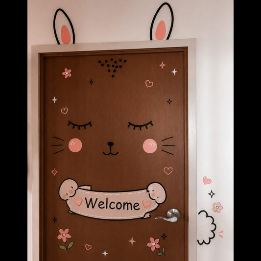 The Kitty Door | High Quality Wall Sticker
