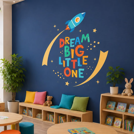 Dream Big Little Kid | High Quality Wall Sticker