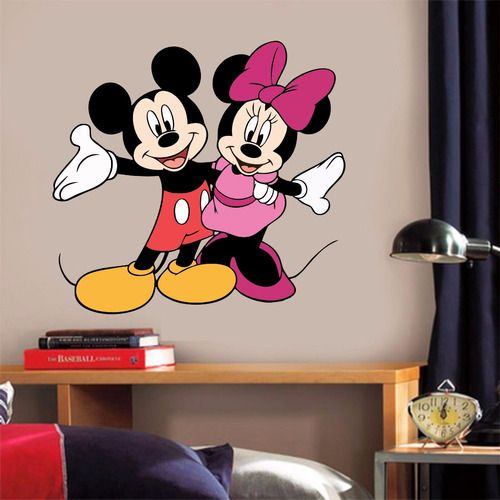Mickey & Minnie Couple | High Quality Wall Sticker