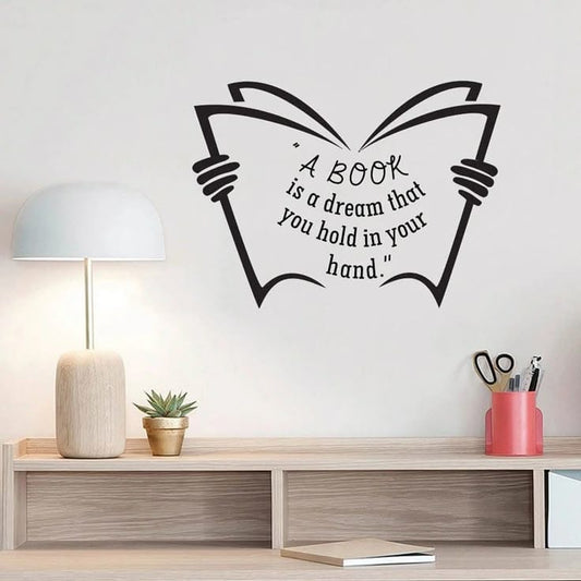 Reading Book | High Quality Wall Stickers