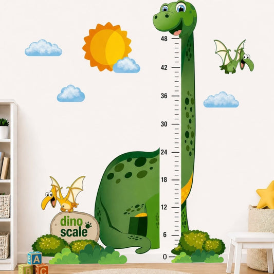 Grow with Dino  | High Quality Wall Sticker