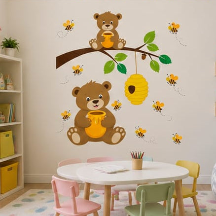 Sweet Little Bear | High Quality Wall Sticker